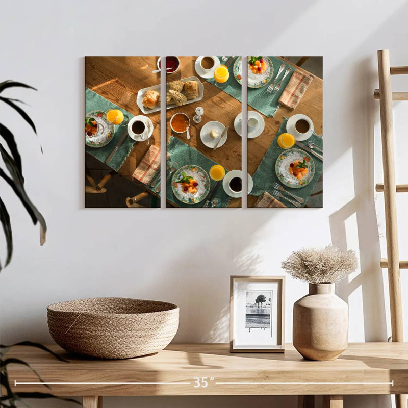 Breakfast Table, 14" H x 23" W