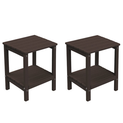 HDPE Outdoor Adirondack Side Table