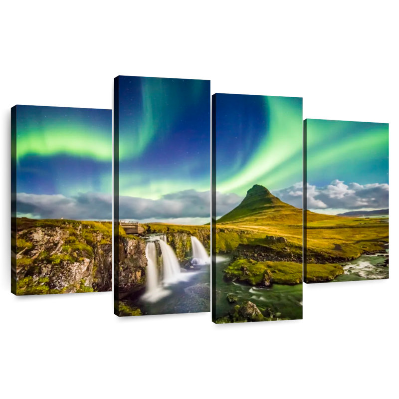 Alvord Kirkjufell paysage aurore, H 32 po x l 52 po