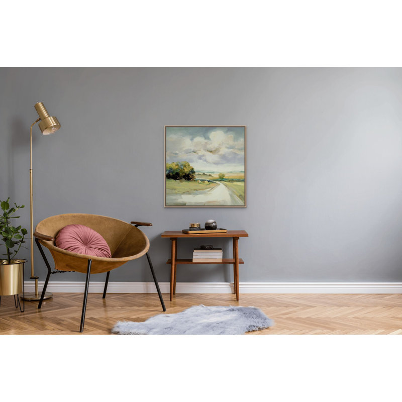 Lead and I Will Follow 1 Framed Print Canvas, 34" H x 34" W x 2" D