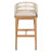 Laguna Outdoor Wood and Rope Barstool, Set of 2