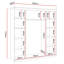 Arrollo Sliding Door Wardrobe with Mirror
