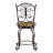 Alcrossagh Metal Swivel Bar & Counter Stool With Upholstered Seat-2026887013