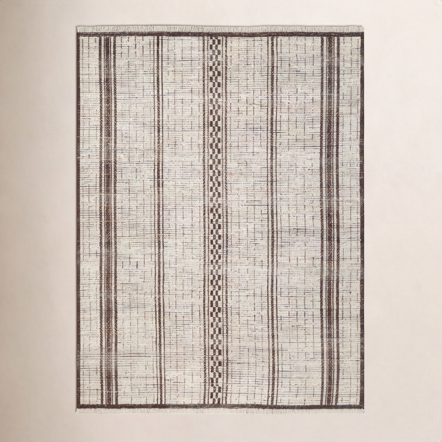 Todd Hand-Knotted Abstract Wool Rug, Rectangle 3' x 5'
