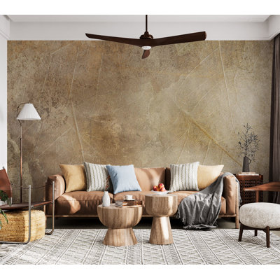 Papier peint Surface Texture - feuilles subtiles