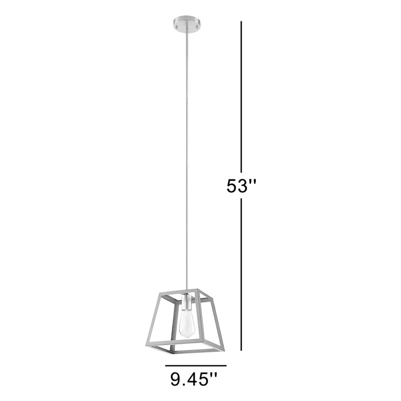Luminaire suspendu géométrique 1 lumière