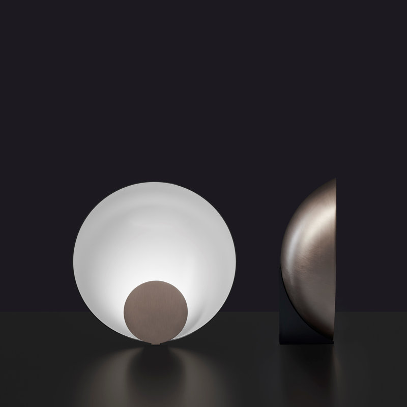 Siro LED Table Lamp Set, 13.4" H x 13.4" W x 13.4" D, Bronze