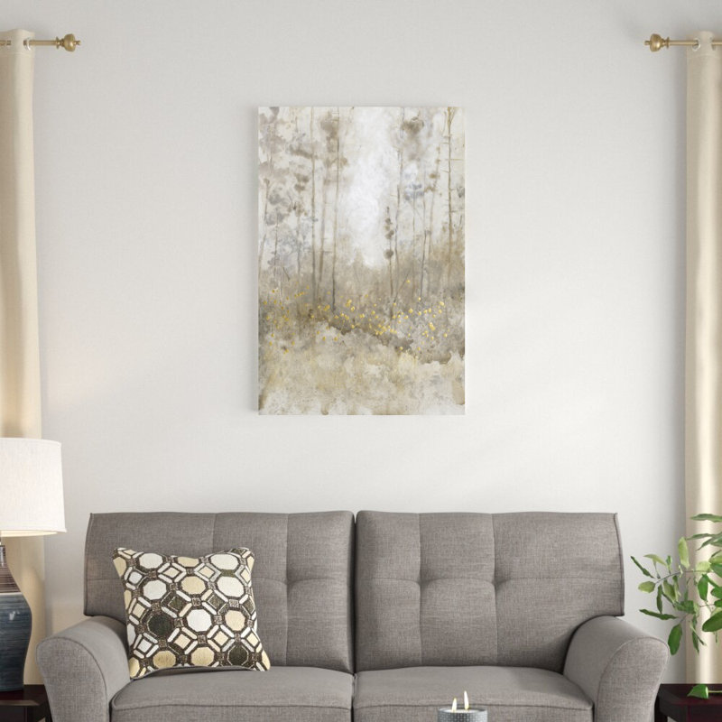 «Thicket Of Trees IV» par Tim Ottoole - impression sur toile tendue, H 36 po x l 24 po