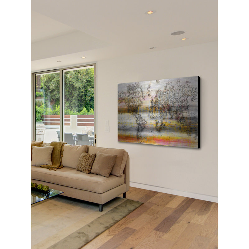 " Topographical Map " by Parvez Taj, 16" H x 24" W
