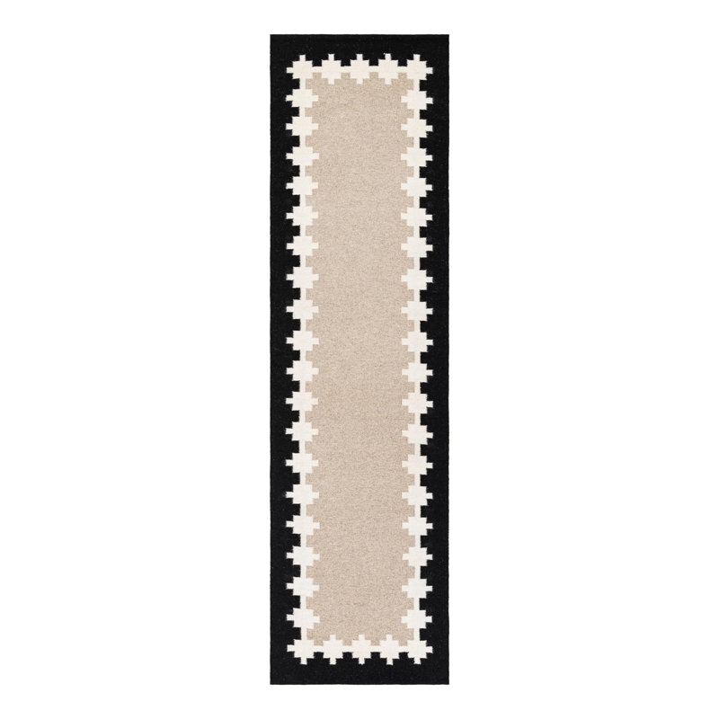 Tapis Bungalow Rose Aabha Haymana, Tapis de couloir 2 pi 7 po x 10 pi
