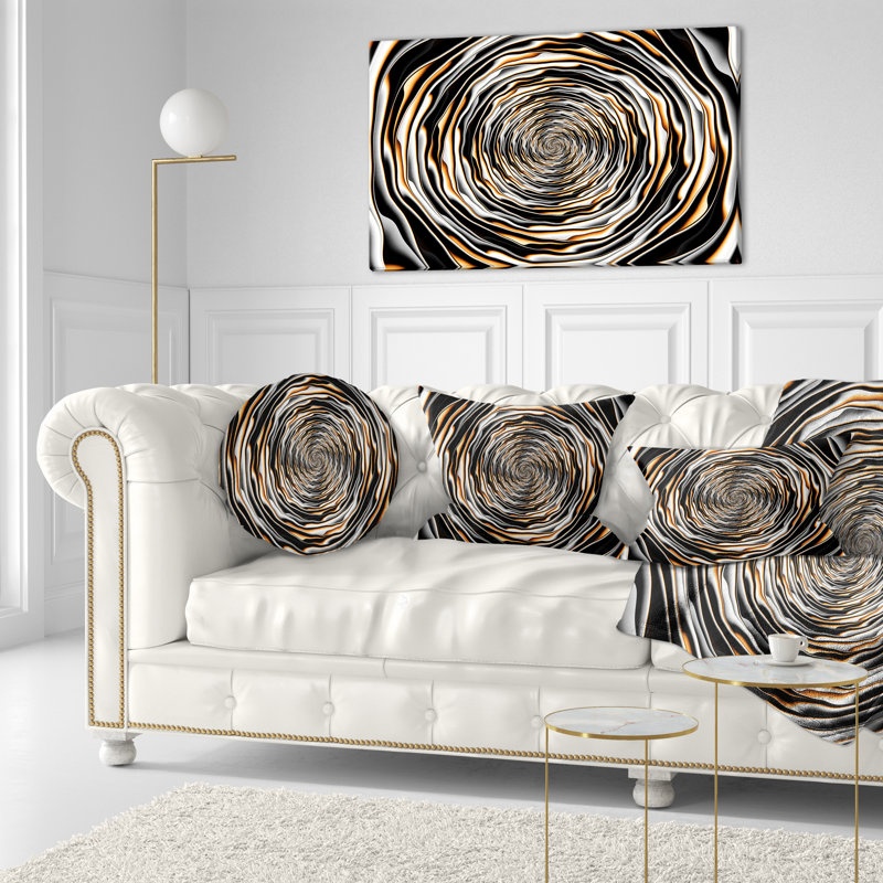 Coussin lombaire abstrait