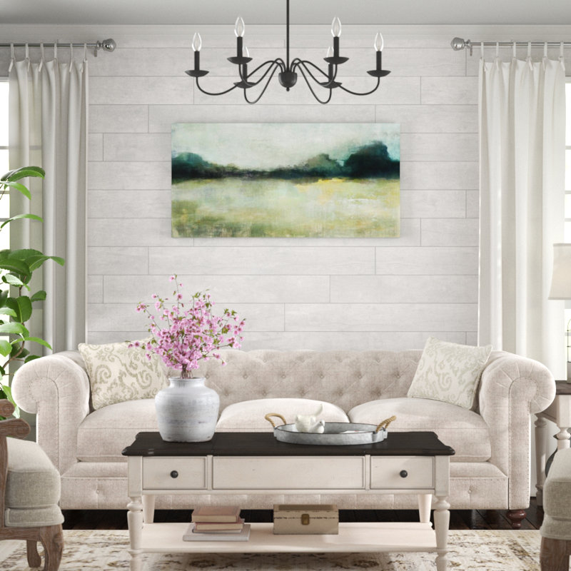 Campo par Guseul Park - Peinture, H 36 po x l 72 po, Plexi