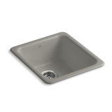 IronTones® 17" L x 18-3/4" W x 8-1/4" Top-Mount/Under-Mount Single-Bowl Kitchen Sink