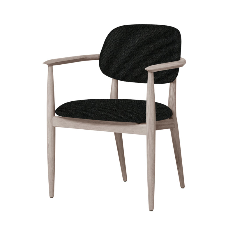 Chaise Slow de Space Copenhagen, Chêne naturel, Medley 60999