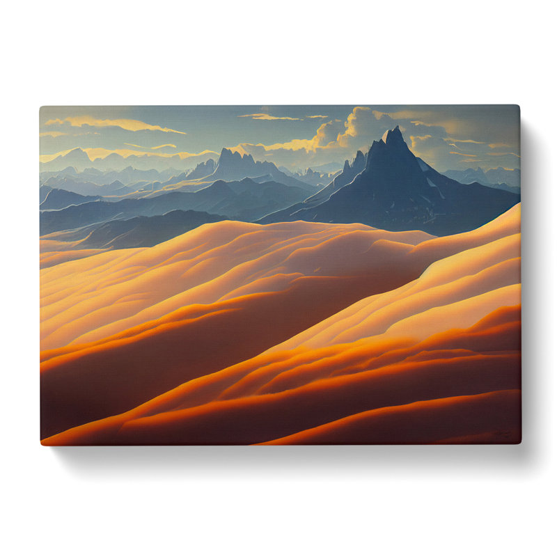 Entrancing Mountain Landscape - Wrapped Canvas, 35cm H x 50cm W x 3cm D
