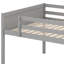 Lit mezzanine bas en bois avec échelle, l'échelle peut être placée à gauche ou à droite-827752949