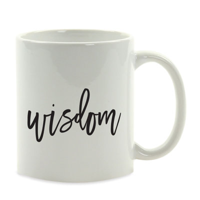 Grande tasse en céramique Alburga Calligraphy