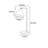 Aurelle Modern Tear-Drop Adjustable Task Lamp