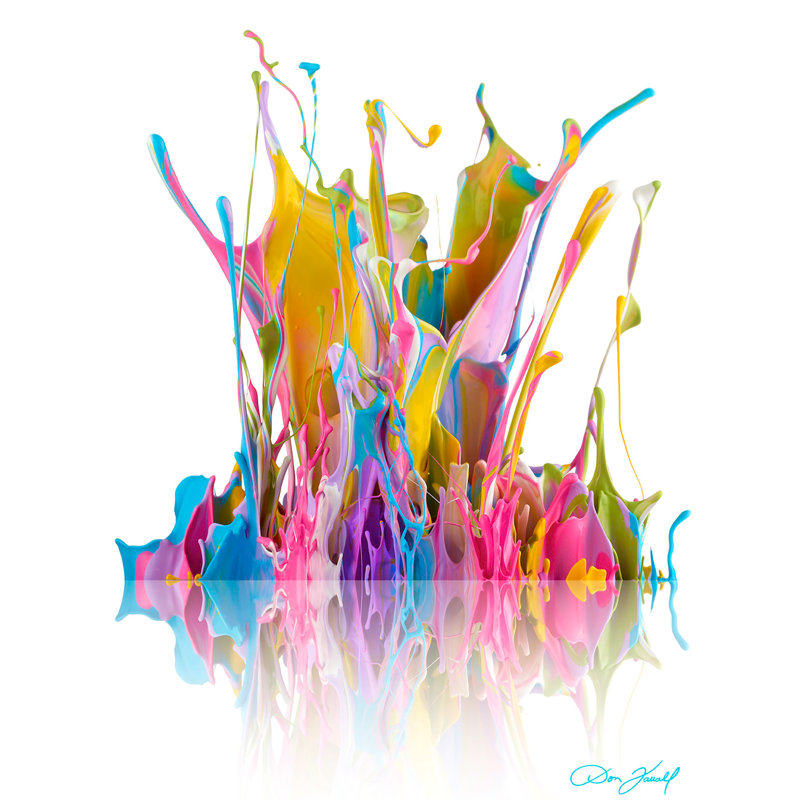 Colourful Crescendo by Don Farrall - Wrapped Canvas Print, 122cm H x 91cm W x 4cm D