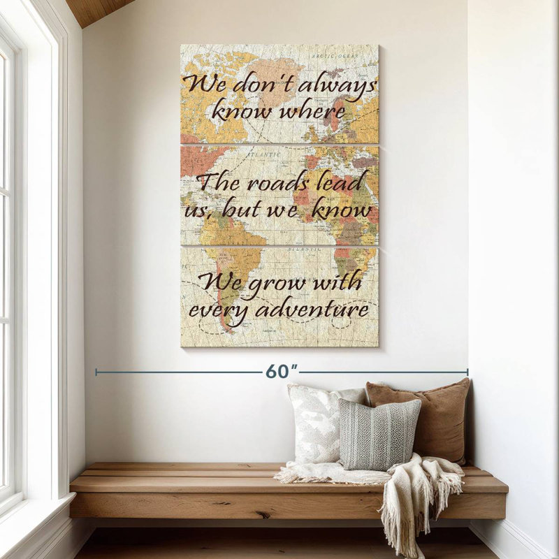 «Tergel Grow With Every Adventure», H 50 po x l 32 po