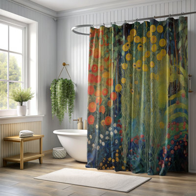 Rideau de douche Floral