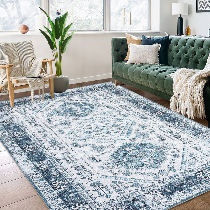 Tapis Damean avec envers antidérapant, Rectangle 8 pi x 10 pi