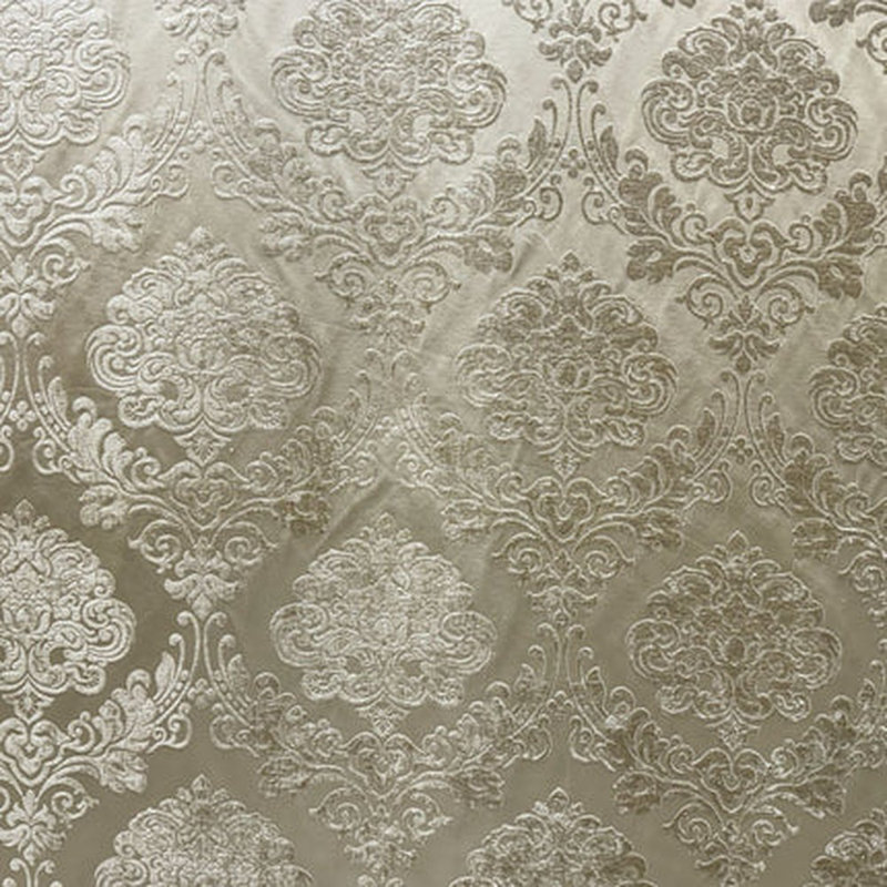 Tonal Damask Chenille | Casino Fabric, Beige