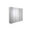 915mm W 762mm H Surface Frameless Medicine Cabinet Mirror 2 Adjustable-267433672
