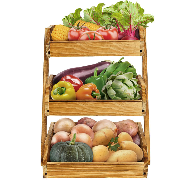 Alpen Home Wood Fruit Basket