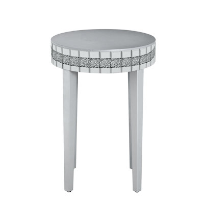 Table de petit déjeuner à miroir ronde Artisanal