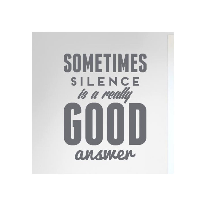 Non-Wall Damaging Wall Decal, Medium, Grey