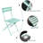 Shelah 3-Piece Steel Folding Bistro Set -61471849