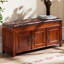 Banc rembourré en bois massif brun-1863683763-1863683762