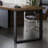 Tan+Black Rectangular Solid Wood+Iron desks-108304538-108304541