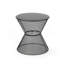 Table d'appoint en fer durable avec motif en maille Breezy, pour une utilisation extérieure et intérieure-1885535366