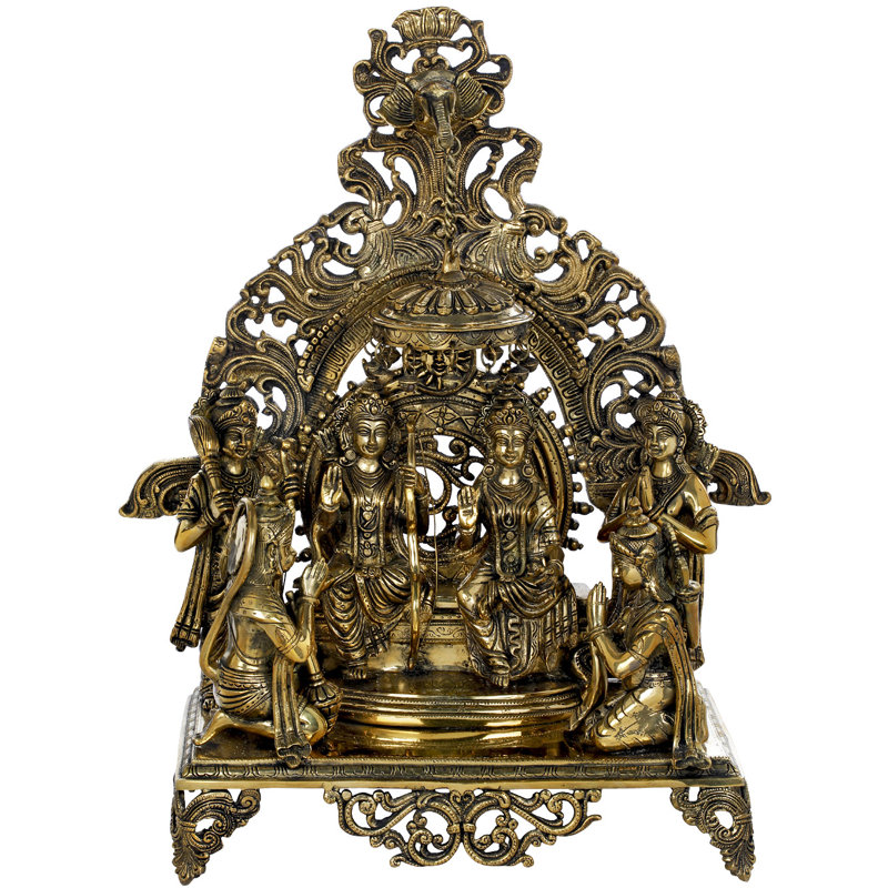23 po Rama Durbar en laiton | Fait à la main | Fabriqué en Inde