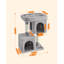 74cm Cat Tree-92383627