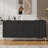 60" Sideboard Buffet Cabinet Handleless Press-to-Open Design