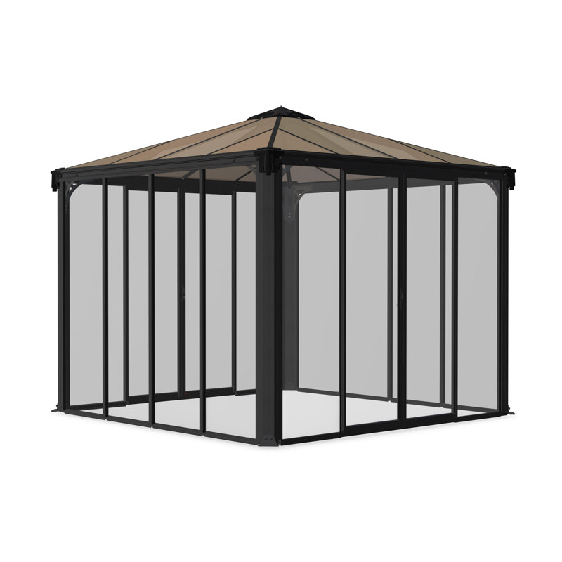 Ledro 3 m W x 3 m D Enclosed Gazebo