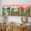 3 Piece Wrapped Canvas Wall Art