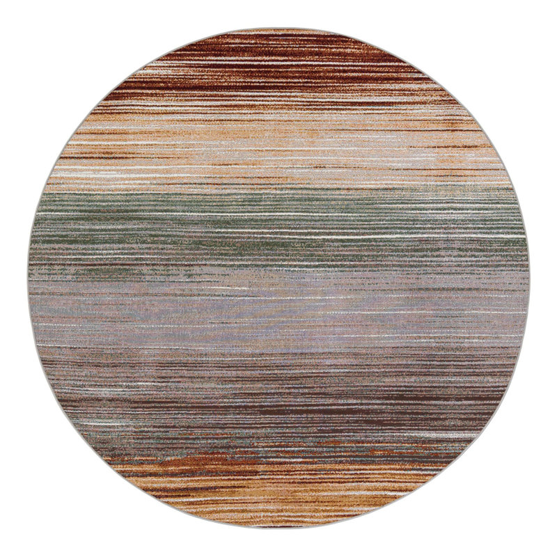 Urbanis Hower Indoor/Outdoor Area Rug, Round 7'10"