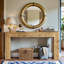 Console en bois massif de 63 pouces, table d'entrée de ferme, table d'appoint-457887718
