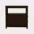 End Table Narrow Nightstand With Two Drawers And Open Shelf
