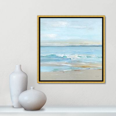 «Distant Coast - Square Vesrion Print» par Sally Swatland