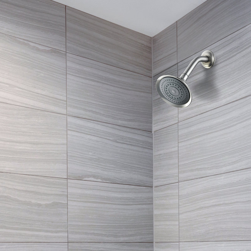 Eden Adjustable Shower Head, Satin Nickel