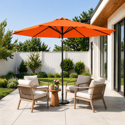 Parasol d'extérieur 10 pi avec sac de transport, sans la base du parasol