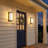 12.25’’ RGB LED Dimmable App Control Outdoor Wall Light