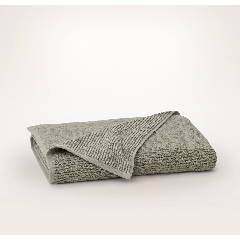 Turkish Ribbed Ribbed Bath Sheet, Sageleaf