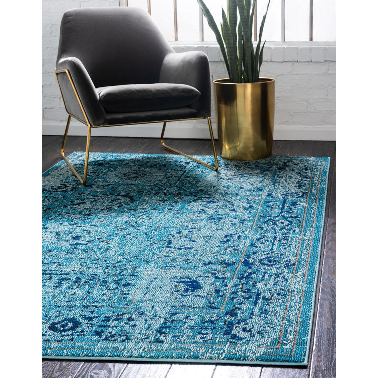 Colfin Washable Floral Indoor Rug