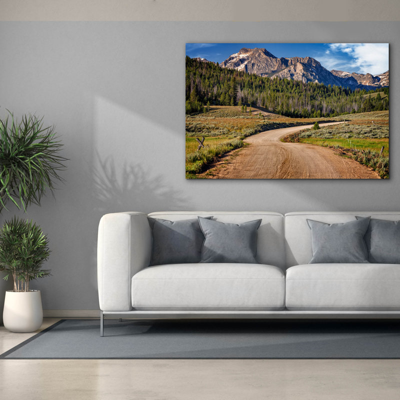 Toile épique Graffiti «Alpine Peak» par Rick Berk, 60 po x 40 po